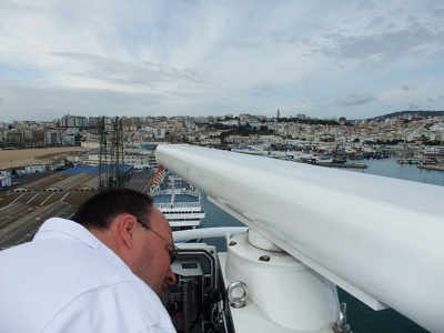 Am Radar, Hafen von Tanger