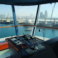 Blick von der Brücke nach Abu Dhabi