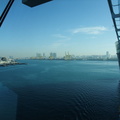 Blick von der Brücke nach Abu Dhabi