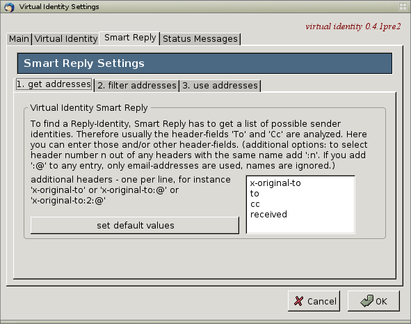 Configuration Smart-Reply Page 1