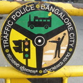 Traffic Police Sign, Bangalore