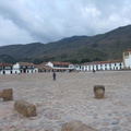 Plaza Mayor in Villa de Leyva, der größte