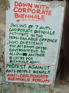 Biennale-Protest